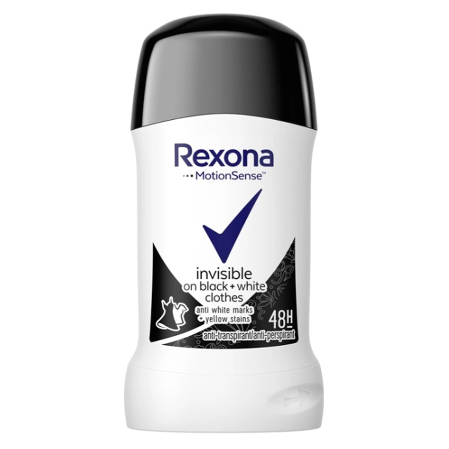 REXONA DEO STICK 40 G WOMEN INVISIBLE BLACK & WHITE