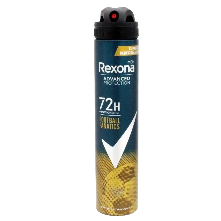 REXONA DEODORANT SPRAY 200 ML MEN FOOTBALL FANTASTIC