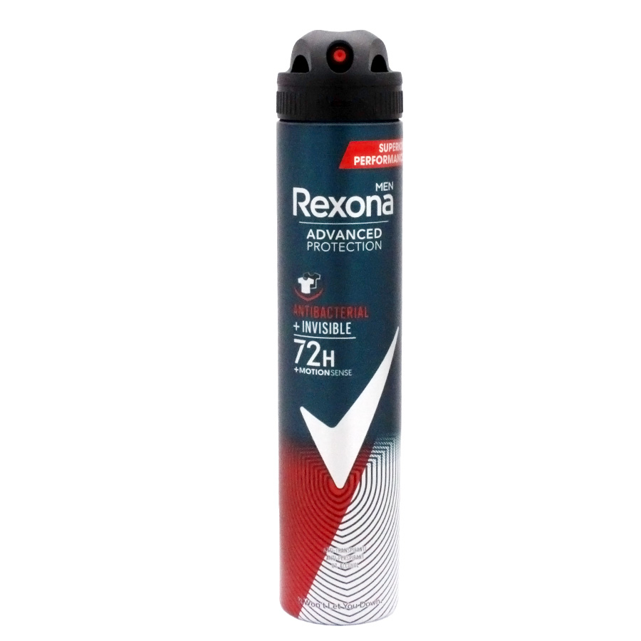 REXONA DEODORANT SPRAY 200 ML MEN INVISIBLE ACTIVE PROTECTION