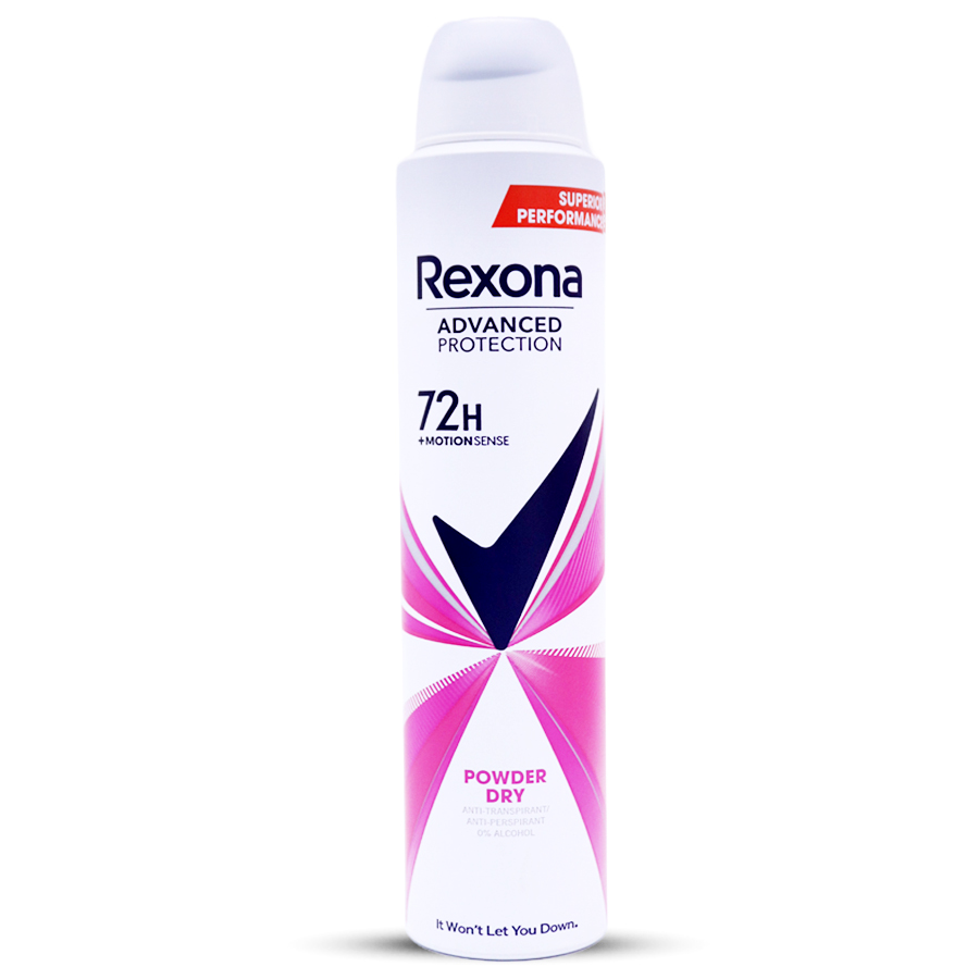 REXONA DEODORANT SPRAY 200 ML WOMEN POWDER DRY