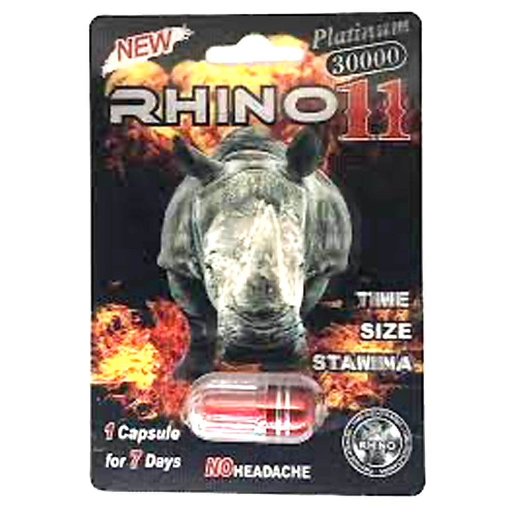 RHINO 11 MALE ENHANCEMENT 1 CT 30000