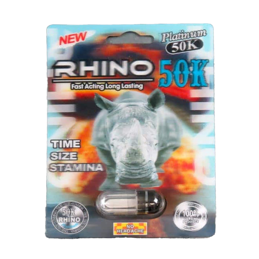 RHINO 50 K MALE ENHANCEMENT 1 CT 50 K