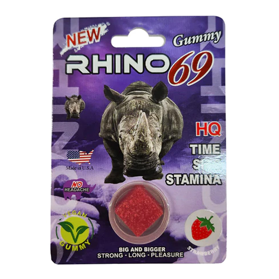 RHINO 69 GUMMY MALE ENHANCEMENT 1 CT