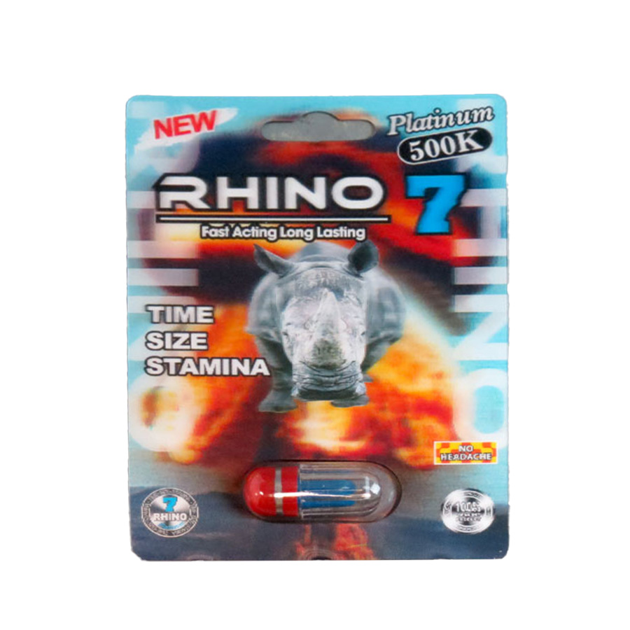 RHINO 7 MALE ENHANCEMENT 1 CT 500K