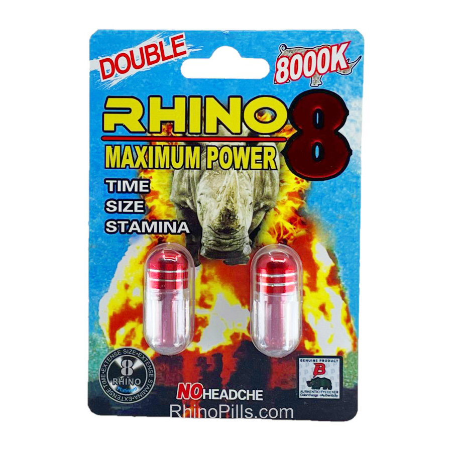 RHINO 8 MALE ENHANCEMENT 2 CT 200 K