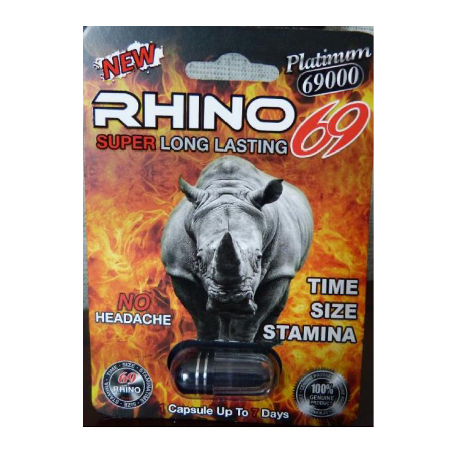 RHINO MALE ENHANCEMENT 2 CT 69 69 K