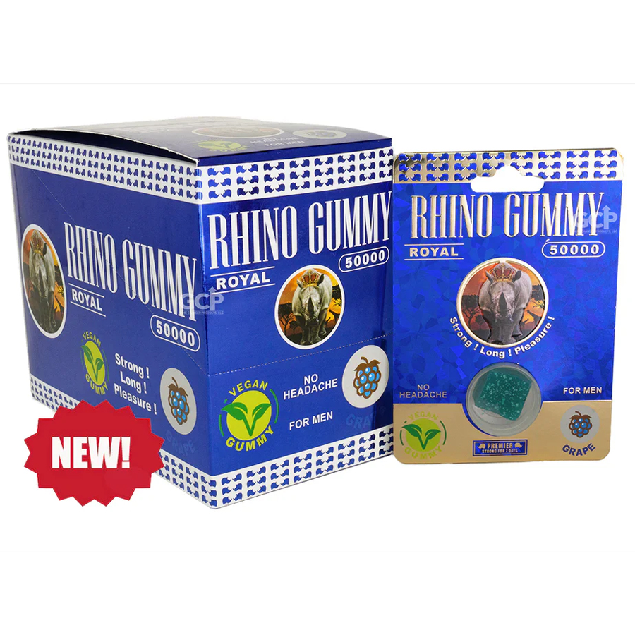 RHINO ROYAL 50000 GUMMY MALE ENHANCEMENT 1 CT