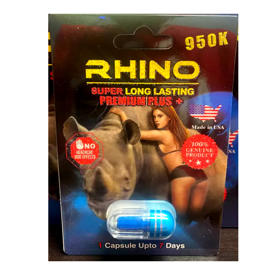 RHINO SUPER MALE ENHANCEMENT 1 CT 950 K