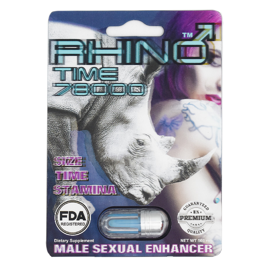 RHINO TIME MALE ENHANCEMENT 1 CT 78000