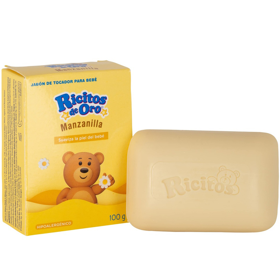 RICITOS DE ORO BABY SOAP 3.5 OZ (100G) CHAMOMILE