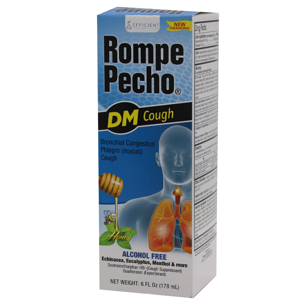 ROMPE PECHO DM COUGH SUPPRESSANT 6 OZ LIQUID