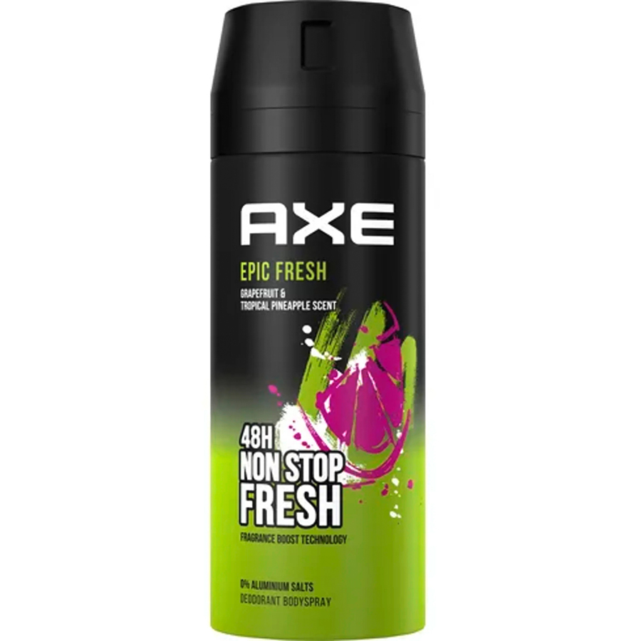AXE DEODORANT SPRAY 150 ML (ARG) EPIC FRESH