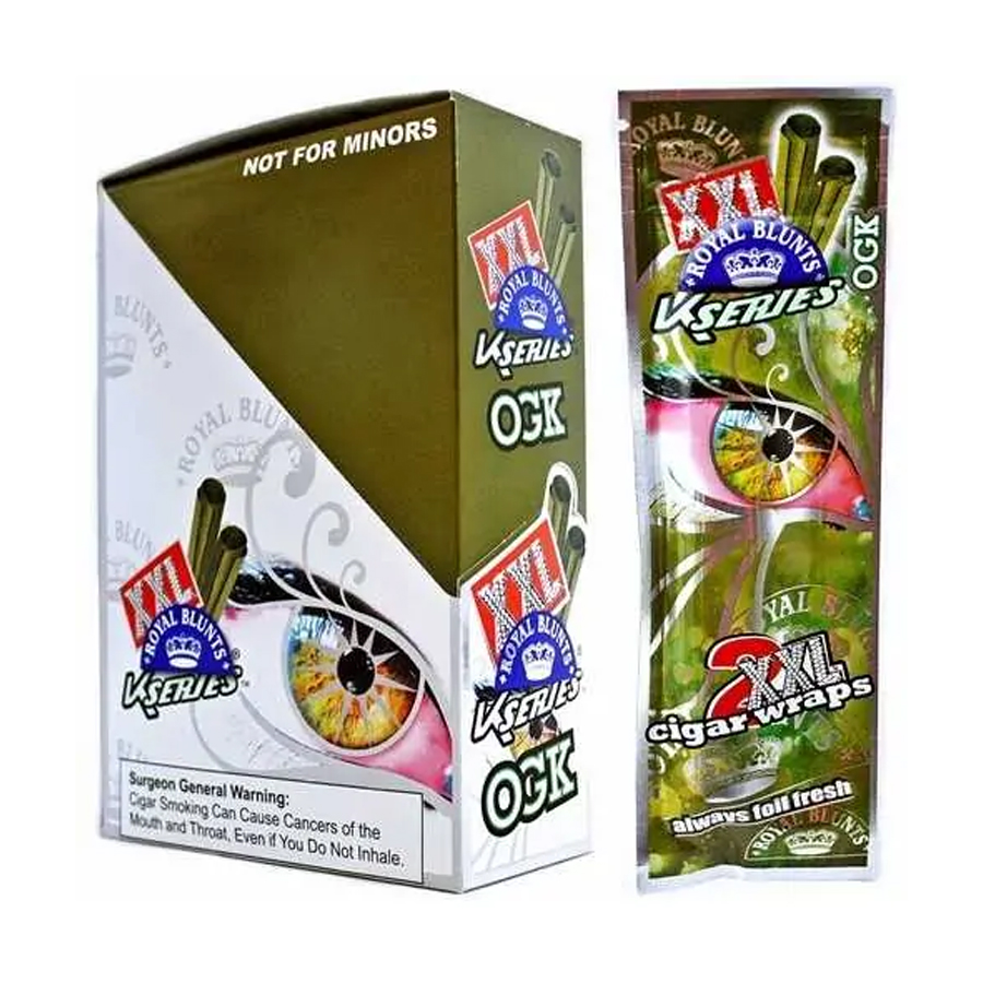 ROYAL XXL BLUNT WRAPS 2 CT KUSH ORIG