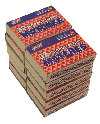 SAFE TO LITE MATCHES 32 CT LITE WOODEN PENNY