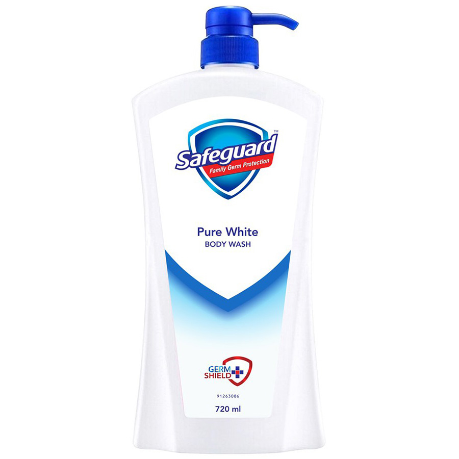 SAFEGUARD BODY WASH 720 ML PURE WHITE
