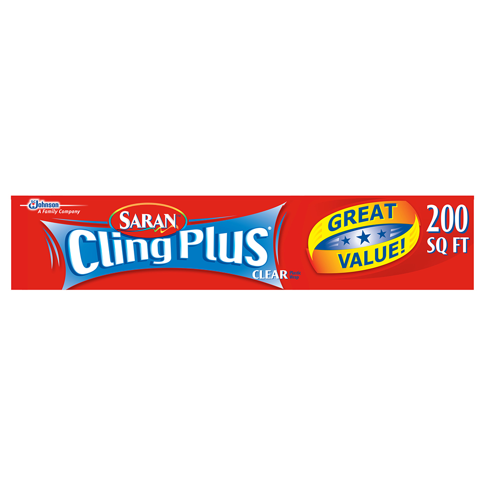 SARAN PLASTIC WRAP 200 SQFT CLEAR