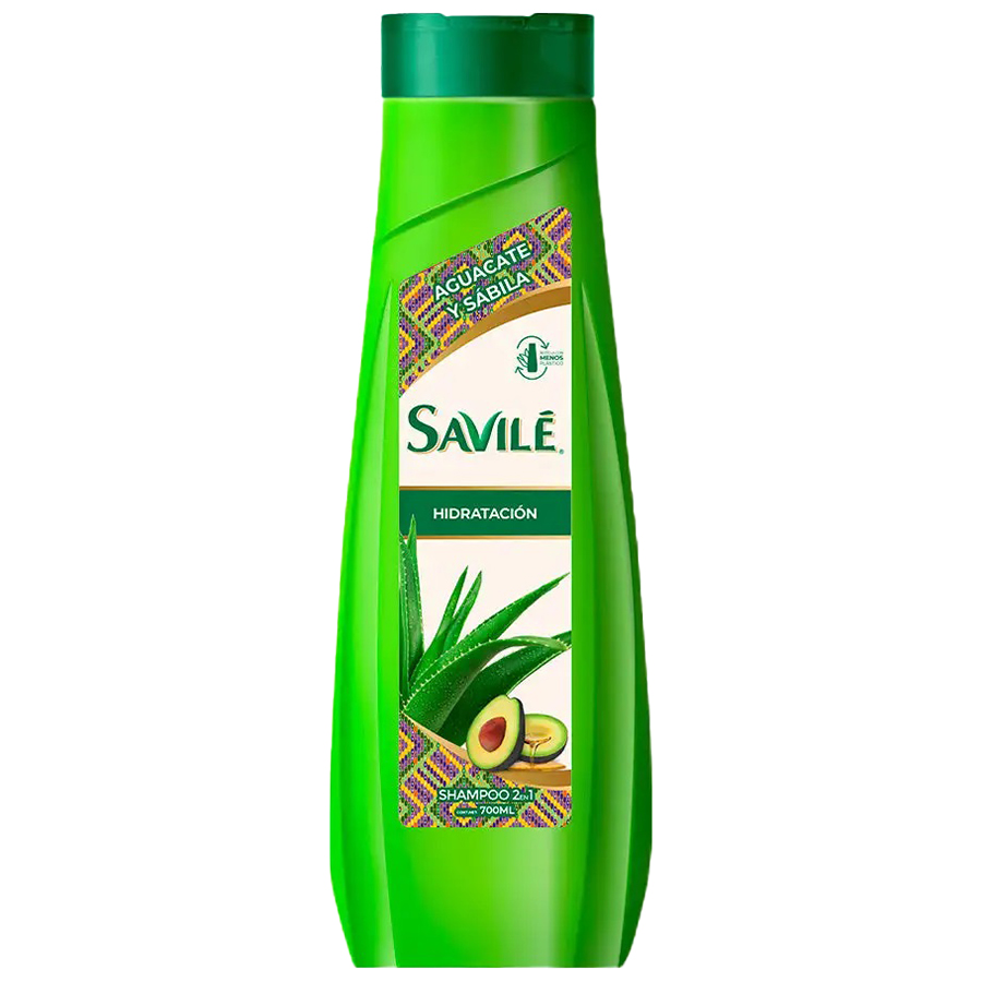 SAVILE SHAMPOO 700 ML 2 IN 1 AVOCADO & ALOE