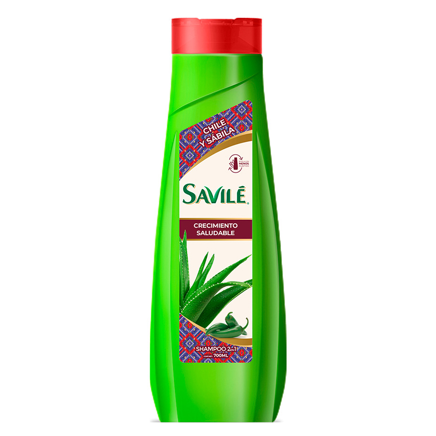 SAVILE SHAMPOO 700 ML 2 IN 1 CHILE & ALOE