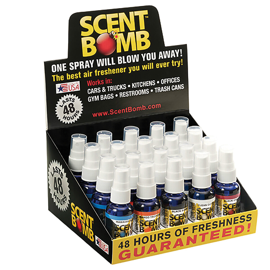 SCENT BOMB ASSORTED DISPLAY RACK 1CT