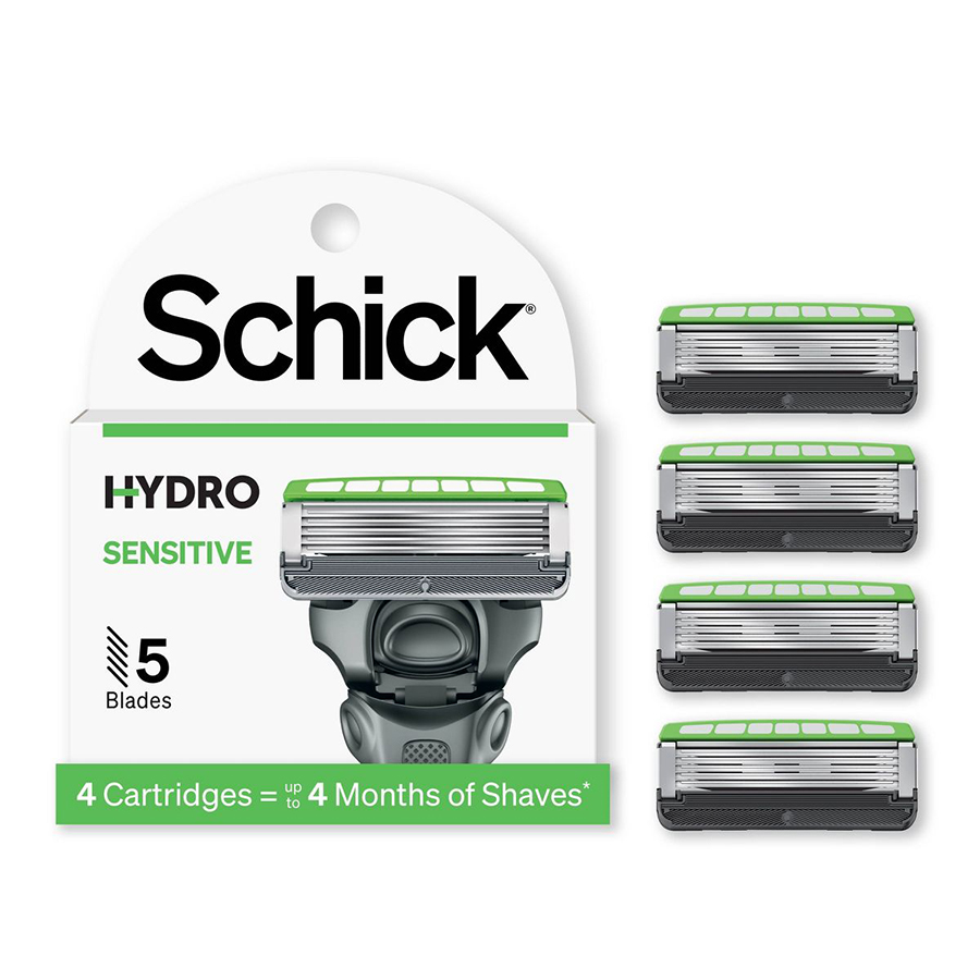SCHICK HYDRO RAZORS 4 CT SENSITIVE