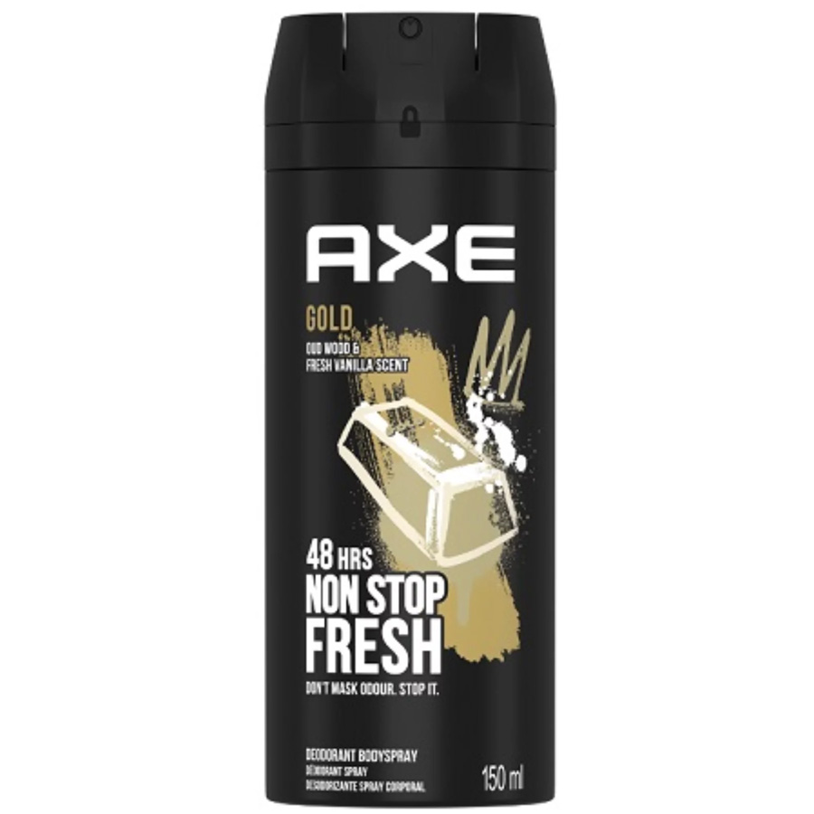 AXE DEODORANT SPRAY 150 ML (UK) GOLD