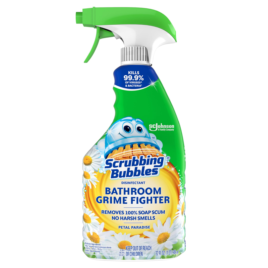 SCRUBBING BUBBLES BATHROOM CLEANER 32 OZ PETAL PARADISE