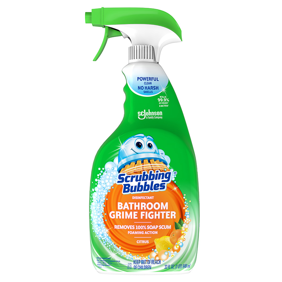 SCRUBBING BUBBLES DISINFECTANT 32 OZ BATHROOM GIRME FIGHTER WITH TRIGGER CITRUS