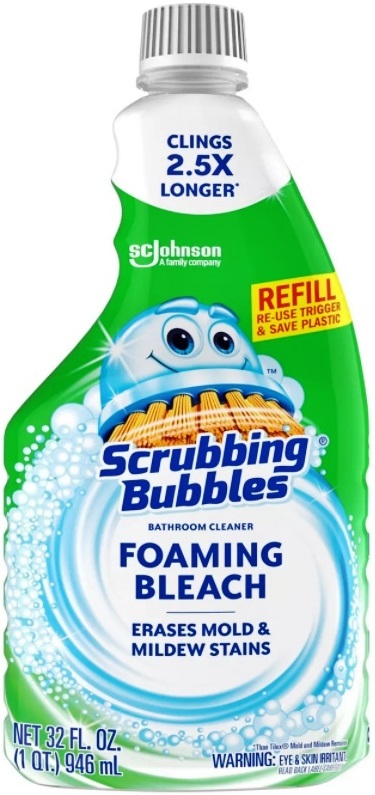 SCRUBBING BUBBLES FOAM BLEACH 32 OZ CAPPED
