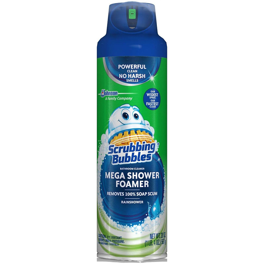 SCRUBBING BUBBLES MEGA SHOWER FOAMER 20 OZ RAINSHOWER