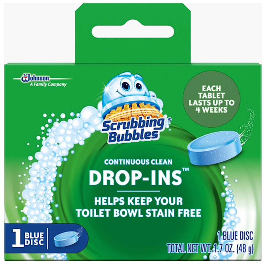 SCRUBBING BUBBLES TOILET BOWL CLEANER 1.41 OZ DROP INS