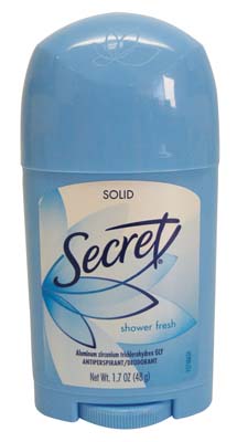 SECRET DEO STICK 1.7 OZ SHOWER FRESH