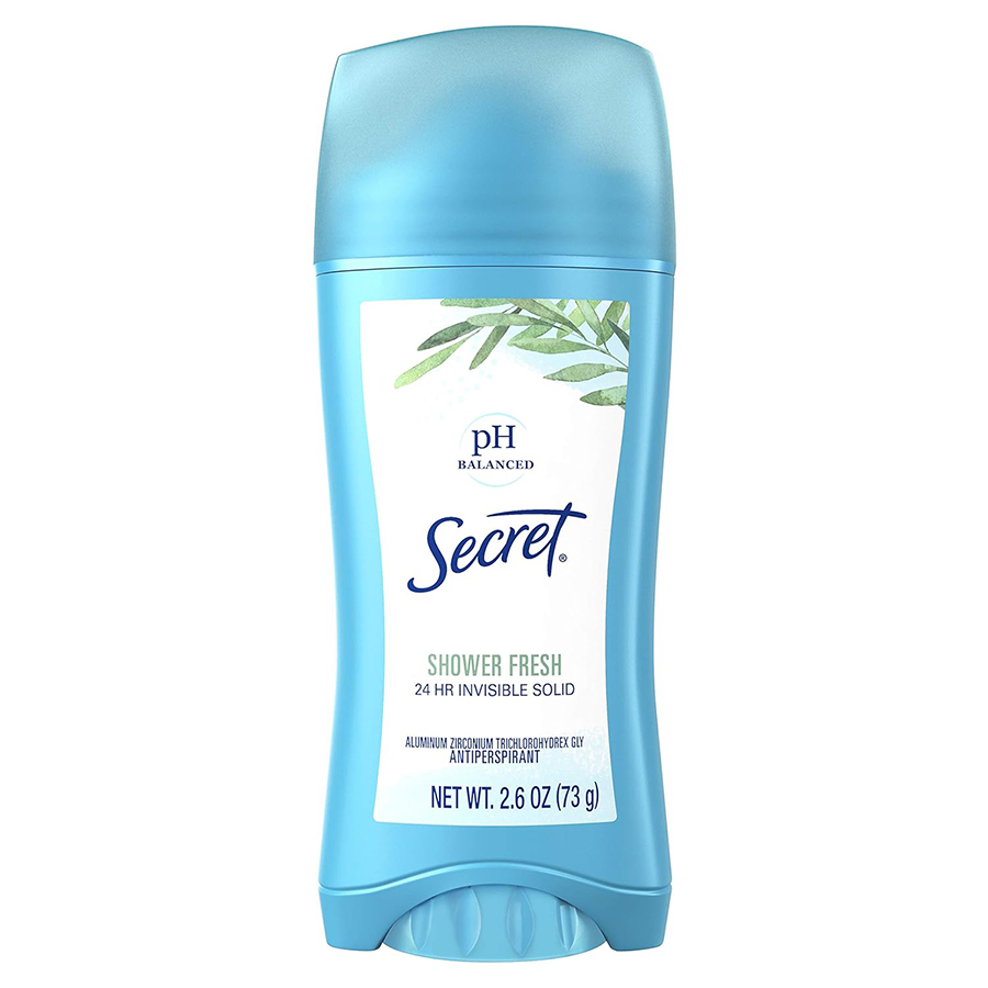 SECRET DEODORANT STICK 2.6 OZ SHOWER FRESH INVISIBLE SOLID