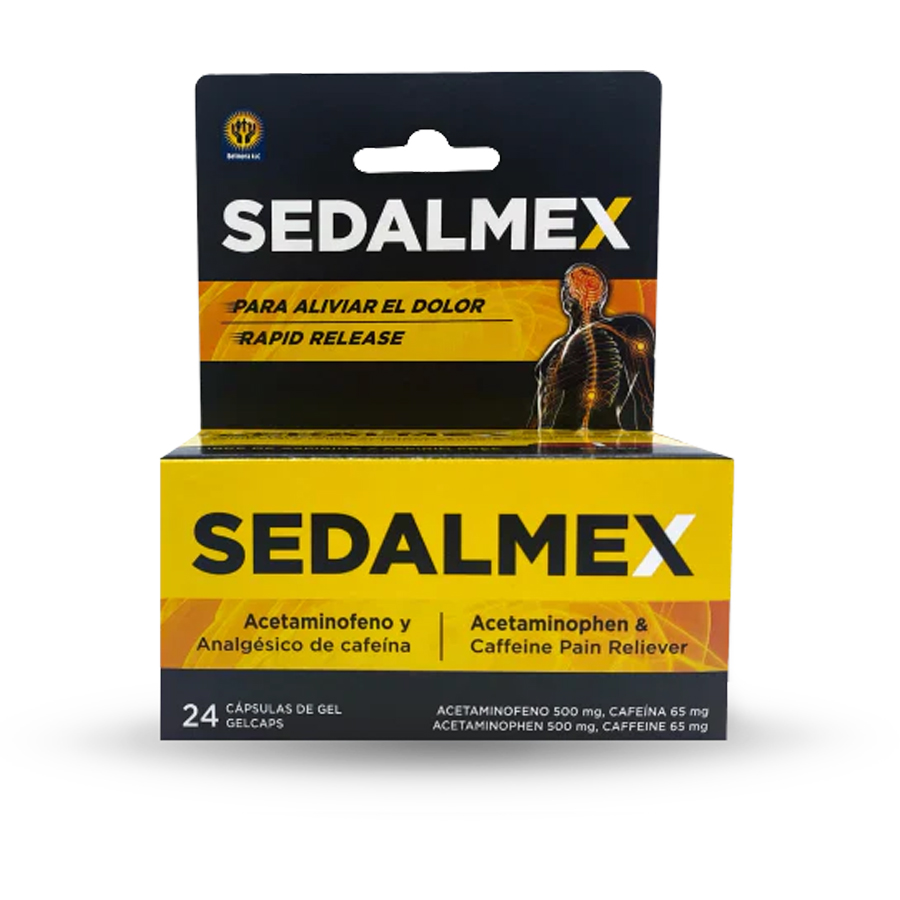 SEDALMEX FORTE HEADACHE RELIEF 2 CT TABLETS DISPENSERS