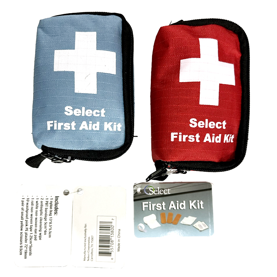 SELECT FIRST AID KIT 1 PK WITH ZIP BAG