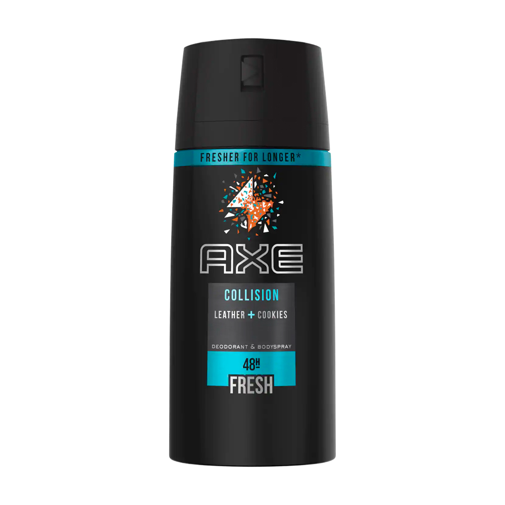 AXE DEODORANT SPRAY 150 ML COLLISION LEATHER COOKIES