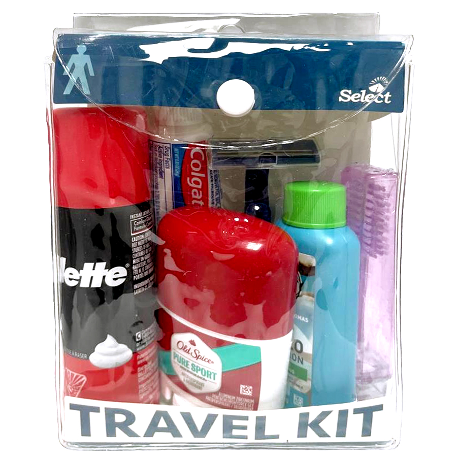 SELECT MEN'S TRAVEL KIT 6 PC