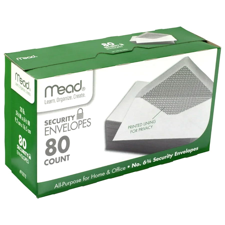 SELECT WHITE ENVELOPE 3 5/8 X 6 1/2 IN 80 CT