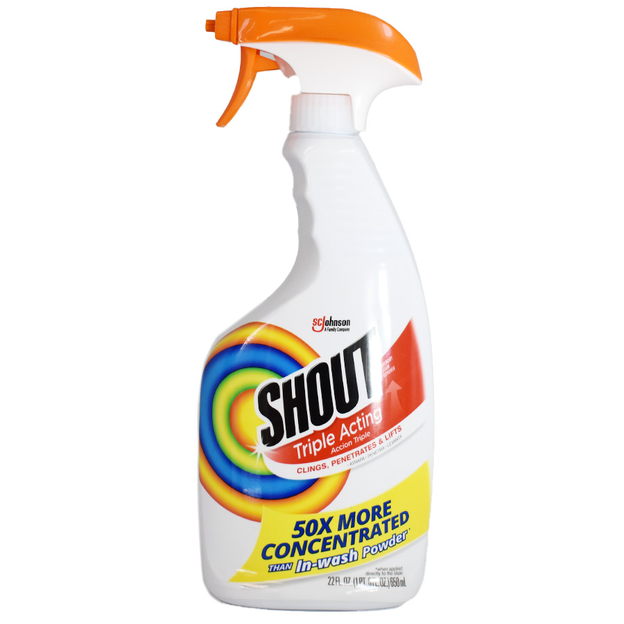 SHOUT LAUNDRY STAIN REMOVER 22 OZ LEMON