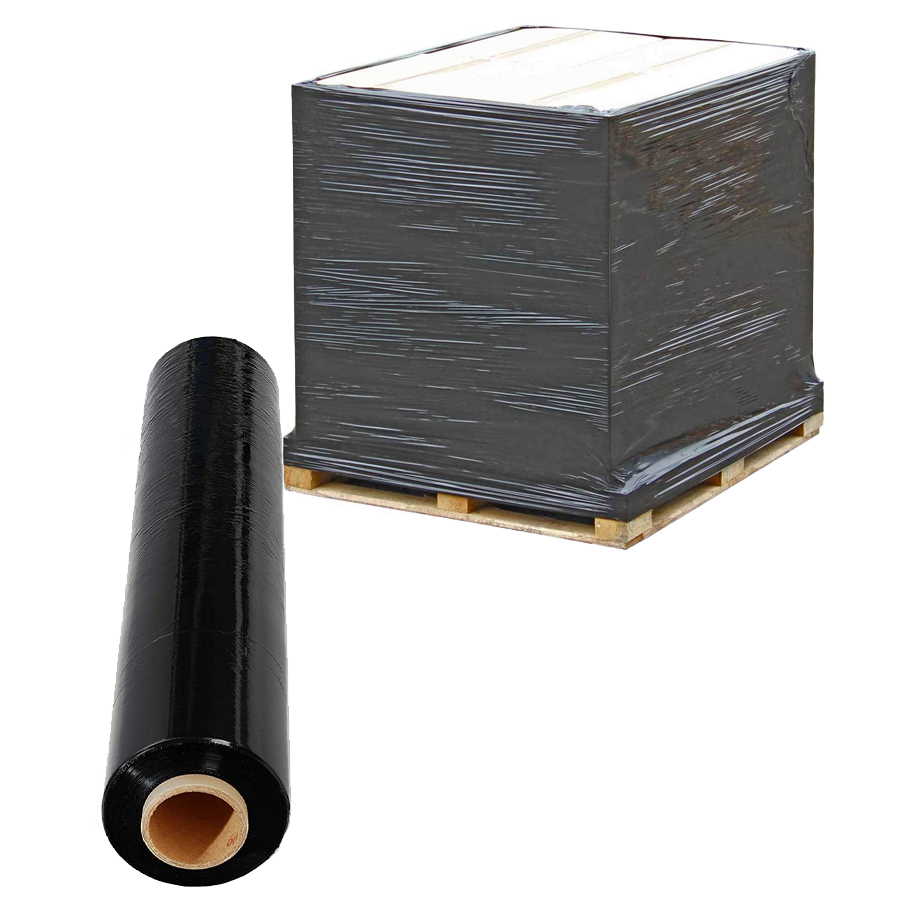 SHRINK WRAP 18 IN 1 CT 80 GAUGE BLACK 1000 FT PER ROLL