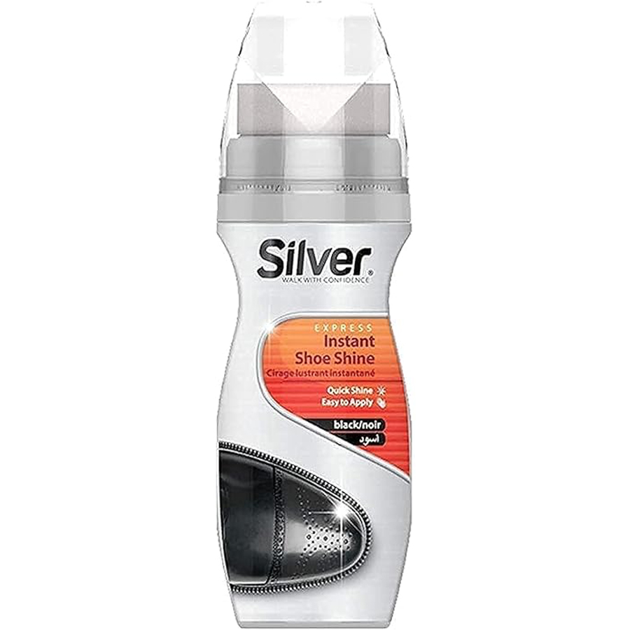 SILVER SHOE SHINE POLISH 75 ML BLACK