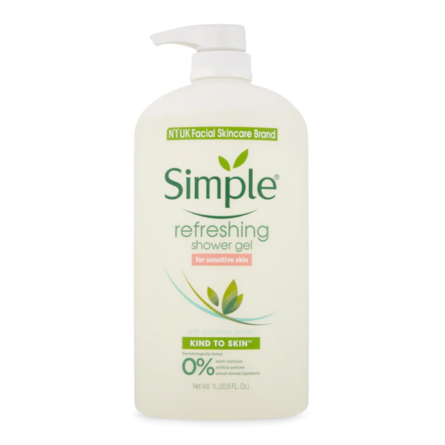 SIMPLE BODY WASH 33.8 OZ REFRESHING
