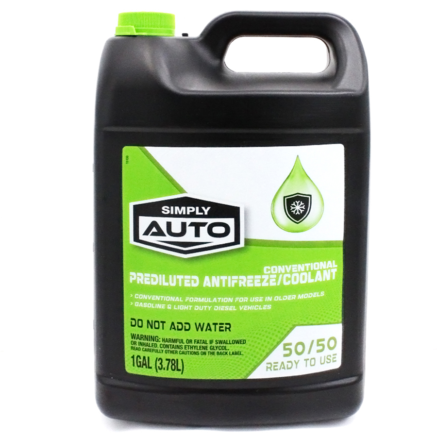 SIMPLY AUTO PRE-DILUTED COOLANT ANTIFREEZE 1 GL ORIGINAL