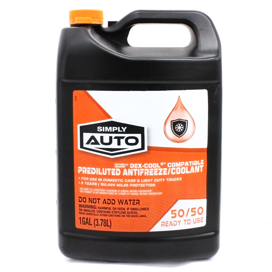 SIMPLY AUTO PRE-DILUTED DEXCOOL COMPATIBLE ANTIFREEZE 1 GL