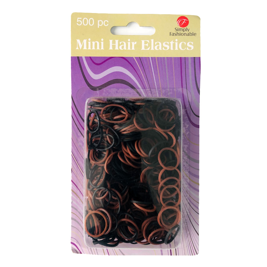 SIMPLY BODYCARE HAIR RUBBER 500 PC