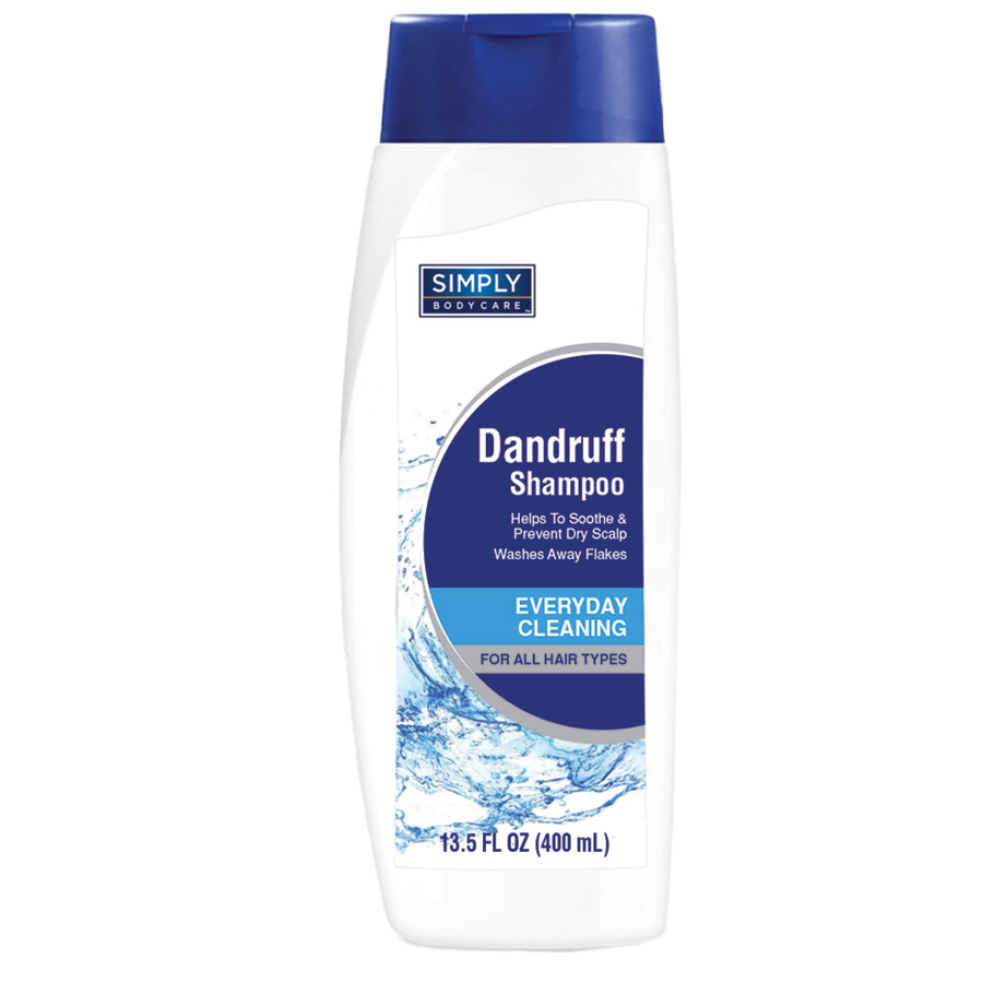 SIMPLY BODYCARE SHAMPOO 13.5 OZ DANDRUFF 0.5% ZINC