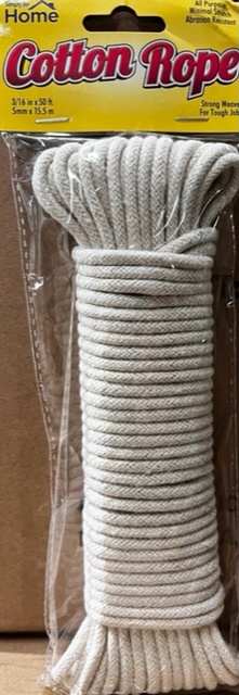 SIMPLY COTTON CLOTHES ROPE 50 FT
