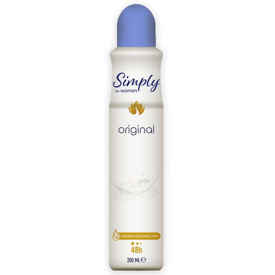 SIMPLY DEODORANT 200 ML ORIGINAL