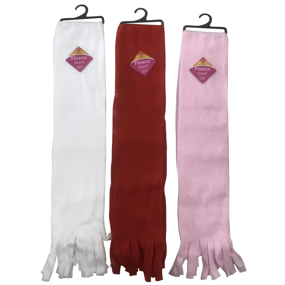SIMPLY FASHION FLEECE SCARF 1 PK FOR LADIES