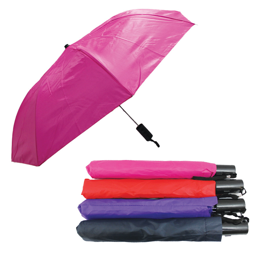 SIMPLY FASHIONABLE UMBRELLA 42 IN TWO FOLD ASTD COLORS