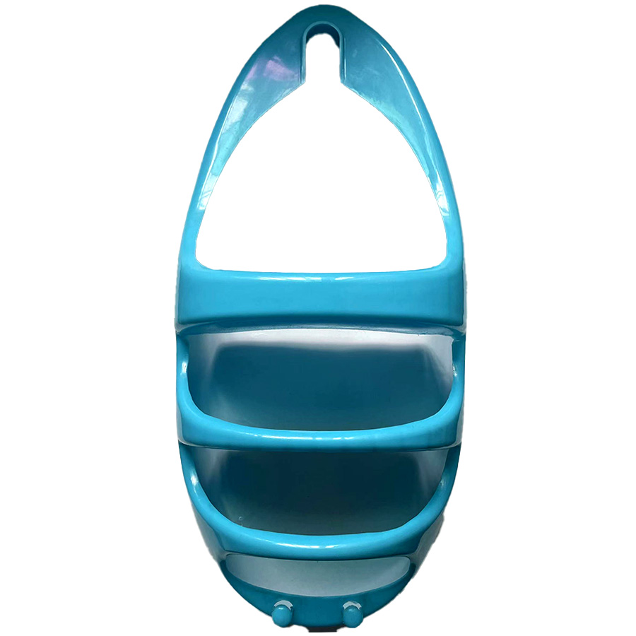 SIMPLY FOR BATH PLASTIC SHOWER CADDY 17 X 7.75 IN ASSORTED COLORS